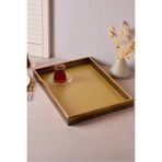 Perotti Turin Gold Dikdörtgen Tepsi 33x45 cm