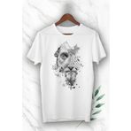 perseusshopping Unısex Beyaz Roma Imparatoru Filozof Marcus Aurelius Baskılı Tişört GNC 72