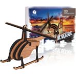 Pershang Bel Helikopteri 14 Parça Ahşap 3d Puzzle