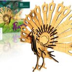 Pershang Tavuzkuşu 57 Parça Ahşap 3D Puzzle