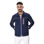 Persmont GM Fermuarlı Gabardin Yazlık Mont (Lacivert/XL)