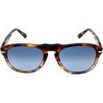 Persol 0PO0649 1158Q8 54 Erkek Güneş Gözlüğü - Alaca Kahverengi