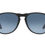 Persol Erkek güneş gözlüğü, Siyah/Mavi Gölgeli, 55