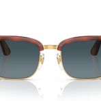 Persol Erkek Po3327s Dikdörtgen Güneş Gözlüğü, Terra Di Siena, 56 mm