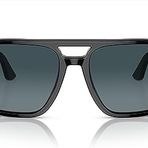 Persol Erkek Po3328s Aviator Güneş Gözlüğü, Siyah, 58 mm