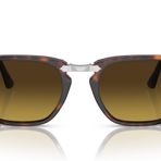 Persol Erkek PO3330S Dikdörtgen Güneş Gözlüğü, Havana, 51 mm, Havana, 51 mm
