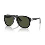 Persol PO 0649 9531 54 Erkek Pilot Siyah Kemik Güneş Gözlüğü