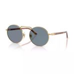 Persol PO 1019S 113256 53 Unisex Yuvarlak Gold Metal Güneş Gözlüğü