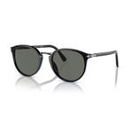 Persol PO 3210S 9531 51 Unisex Oval Siyah Kemik Güneş Gözlüğü