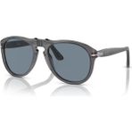 Persol PO0649 119656 56 Erkek Güneş Gözlüğü - Şeffaf Gri