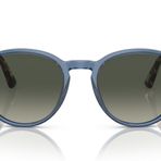 Persol PO3152S Yuvarlak Güneş Gözlüğü, Mavi, 52 mm