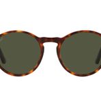 Persol PO3285S Yuvarlak Güneş Gözlüğü, Havana/Yeşil, 52 mm