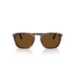 Persol Unisex Güneş Gözlüğü, 55, PE 3391S 2457 .53, Havana-Polarize kahverengi, üniseks-yetişkin