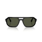 Persol Unisex Güneş Gözlüğü, 59, PO3393S 95 31 59, Siyah, üniseks-yetişkin