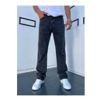 PersPrens Siyah Likralı Boyfriend Baggy Jean Pantolon