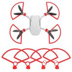 Pervane Koruması, 4 ADET Mini 2 Hızlı Bırakma Sahne Tampon Fens Bıçak, Mini 2 Drone Için Koruyucu Aksesuar (Kırmızı)