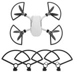 Pervane Koruması, 4 ADET Mini 2 Hızlı Bırakma Sahne Tampon Fens Bıçak, Mini 2 Drone Için Koruyucu Aksesuar (Siyah)