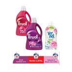 Perwoll Sıvı Çamaşır Deterjanı (104 Yıkama) 2,97L Renkli + 2,75L Çiçek Cazibesi +Vernel 1440Ml Şakayık