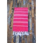 Peştemal, Sultan Peştemal 100 x 180 Ebatında 290GR/ADET Yıkanmış Yumuşak - Açık Kırmızı - 100 x 180 cm