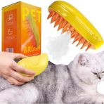 Pet Brush Buharlı Kedi Tarama - Yeşil