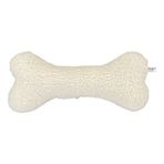 Pet Comfort 32 cm Ekru Peluş Kemik Şeklinde Köpek Oyuncağı
