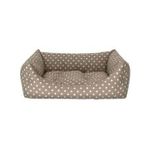 Pet Comfort 50x60 cm Uniform Bej Puantiyeli Kedi ve Köpek Yatağı