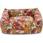 Pet Comfort Alpha Merta Gül Desenli M 65x80 cm Köpek Yatağı