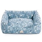 Pet Comfort Alpha Merta Mavi-Beyaz L 85x105 cm Köpek Yatağı