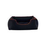 Pet Comfort Alpha Siyah W Turuncu Biye M 80x65 cm Köpek Yatağı