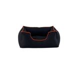Pet Comfort Alpha Siyah W Turuncu Biye S 60x50 cm Kedi ve Köpek Yatağı
