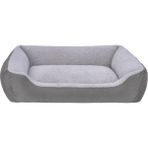 Pet Comfort Bravo Duo L Gri 90x70 cm Peluş Köpek Yatağı