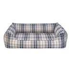 Pet Comfort Delta Lacivert Kareli L Köpek Yatak