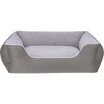 Pet Comfort Echo 105x80 cm Large Gri Peluş Köpek Yatağı