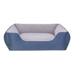 Pet Comfort Echo Mavi Gri L Peluş Köpek Yatak