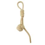 Pet Comfort İpli %100 Pamuk Bej 18 cm Kedi Oyuncağı