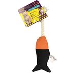 Pet Comfort İpli Balık Su Geçirmez Lacivert Turuncu 6x24 cm Kedi Oyuncağı