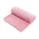 Pet Comfort Lodix Toz Pembe Köpek Battaniyesi M 100x70cm - 100 x 70 cm