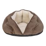 Pet Comfort Paris Kahverengi 60 cm Peluş Kedi ve Köpek Yatağı