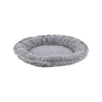 Pet Comfort Sunflower Çift Taraflı Gri Dot Peluş 85 cm Köpek Yatağı
