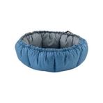 Pet Comfort Sunflower Çift Taraflı Puantiyeli Gri Mavi 85 cm Peluş Kedi ve Köpek Yatağı