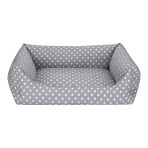 Pet Comfort Uniform Gri Puantiyeli Köpek Yatağı M 60X70cm 394117
