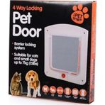 Pet Door Kedi Kapısı 22.5 x 20 CM beyaz