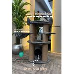 Pet Dreams Cosmo Lüks Kedi Tırmalama ve Dinlenme Ağacı, Sertifikalı Kumaş