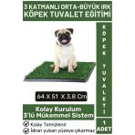 Pet Evcil Hayvan Köpek Eğitim 3 Katmanlı Sızdırmaz Kolay Temizlenir Orta Büyük Irk Köpek Tuvaleti