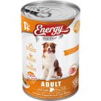 Pet Food Energy 48x400 gr Energy Kuzu Etli Yetişkin Islak Köpek Maması