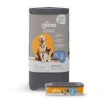Pet Genie Köpek Atık İmha Sistemi, Dış ve İç Mekan Kullanımı için - Sürgülü Kollu Çöp Kovası ve Koku Bariyeri Teknolojili Dolum - 1 Dolum Dahil, 2 Aya Kadar Dayanıklı