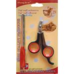 Pet Groomıng Kedi Köpek Siyah Tırnak Makası - Törpü Set 14 cm
