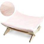 Pet Home Sıcak Kış Kedi Yatak Yumuşak Kediler Dayanıklı Ahşap Çerçeve ile Evcil Hayvanlar Hamak - Pembe (Yurt Dışından) - 33 x 17 x 11 cm