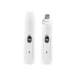 Pet Kedi Köpek USB Şarj Tırnak Kalemtıraş Otomatik Temizleme Manikür Tırnak Parlatıcı Beyaz Pet Nail Art Araçları | Köpek Tırnak Makası (Yurt Dışından)