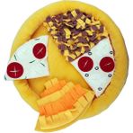 Pet Köpek Oyuncaklar Pet Sniffing Pad Yıkanabilir Eğitim Battaniye Besleme Pizza Yavru Mat Ekleme Çok Renkli Ayrılabilir Polar Battaniye | (Yurt Dışından) - Sarı